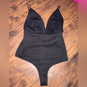 Elegant Black Bodysuit for Women